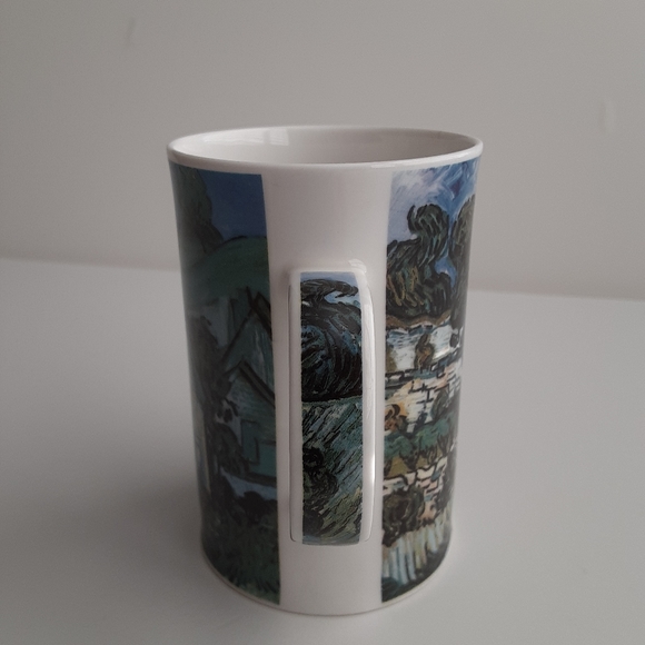 Dunoon Van Gogh Thatched Cottages at Cordeville Cup Mug - Picture 4 of 7